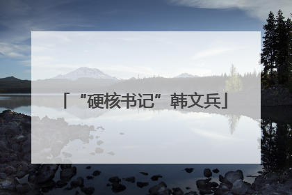 “硬核书记”韩文兵