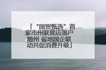 “国贸甄选”首家市州联营店落户随州 省地国企联动共促消费升级