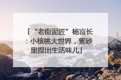 “老街泥匠”杨富长：小核桃大世界，紫砂里捏出生活味儿