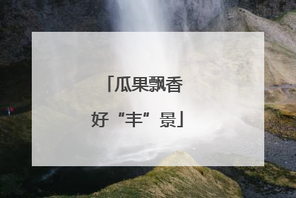 瓜果飘香 好“丰”景