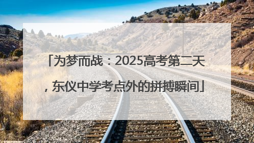 为梦而战：2025高考第二天，东仪中学考点外的拼搏瞬间