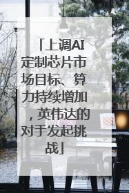 上调AI定制芯片市场目标、算力持续增加，英伟达的对手发起挑战