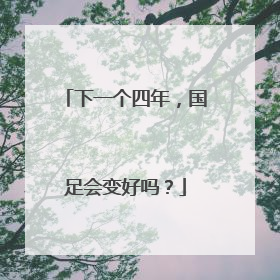 下一个四年，国足会变好吗？