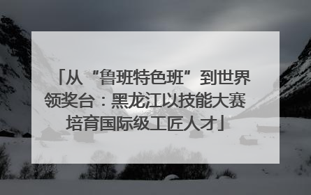 从“鲁班特色班”到世界领奖台：黑龙江以技能大赛培育国际级工匠人才
