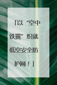 以“空中铁翼”织就低空安全防护网！