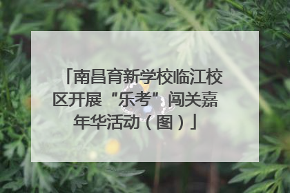 南昌育新学校临江校区开展“乐考”闯关嘉年华活动（图）