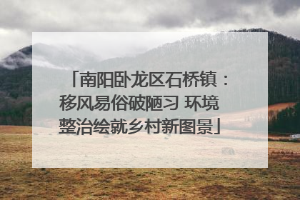 南阳卧龙区石桥镇：移风易俗破陋习 环境整治绘就乡村新图景