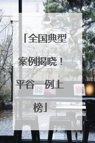 全国典型案例揭晓！平谷一例上榜