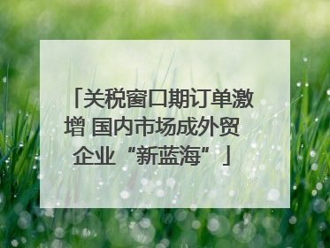 关税窗口期订单激增 国内市场成外贸企业“新蓝海”