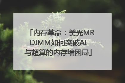 内存革命：美光MRDIMM如何突破AI与超算的内存墙困局
