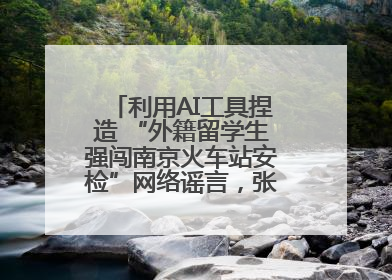 利用AI工具捏造 “外籍留学生强闯南京火车站安检”网络谣言，张某燕被行政拘留