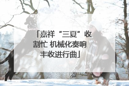 嘉祥“三夏”收割忙 机械化奏响丰收进行曲