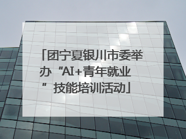 团宁夏银川市委举办“AI+青年就业”技能培训活动
