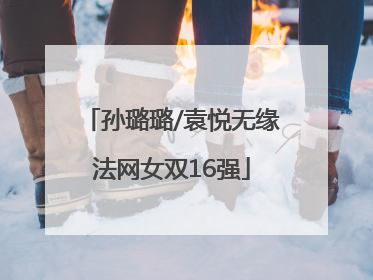 孙璐璐/袁悦无缘法网女双16强