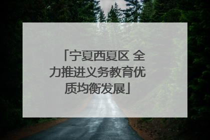 宁夏西夏区 全力推进义务教育优质均衡发展