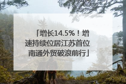 增长14.5%！增速持续位居江苏首位 南通外贸破浪前行