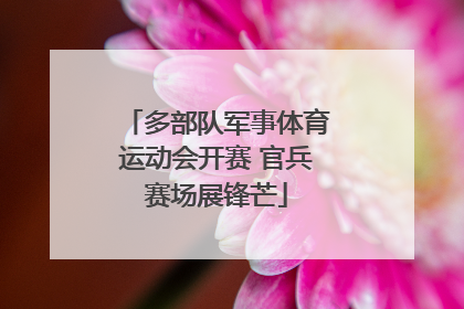 多部队军事体育运动会开赛 官兵赛场展锋芒