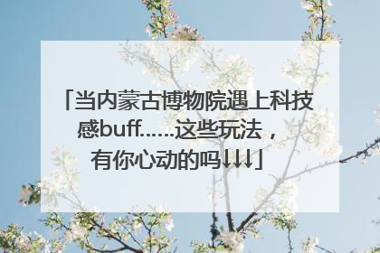 当内蒙古博物院遇上科技感buff……这些玩法，有你心动的吗↓↓↓
