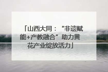 山西大同：“非遗赋能+产教融合”助力黄花产业绽放活力