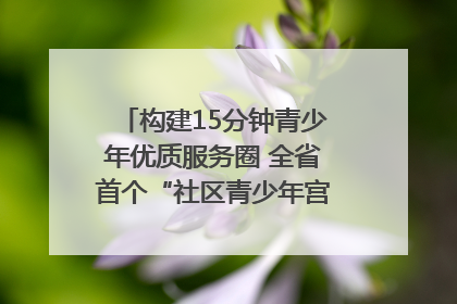 构建15分钟青少年优质服务圈 全省首个“社区青少年宫”落地成都成华区｜一老一小总关情