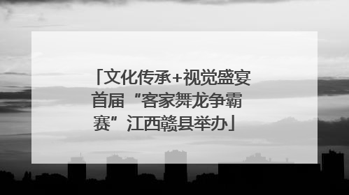 文化传承+视觉盛宴 首届“客家舞龙争霸赛”江西赣县举办