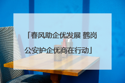 春风助企优发展 鹤岗公安护企优商在行动