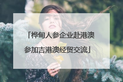 桦甸人参企业赴港澳参加吉港澳经贸交流