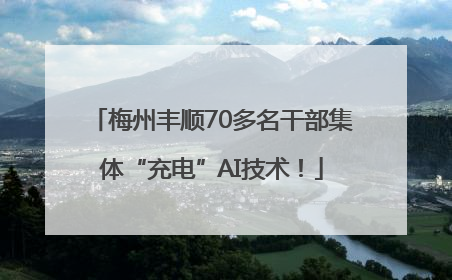 梅州丰顺70多名干部集体“充电”AI技术！