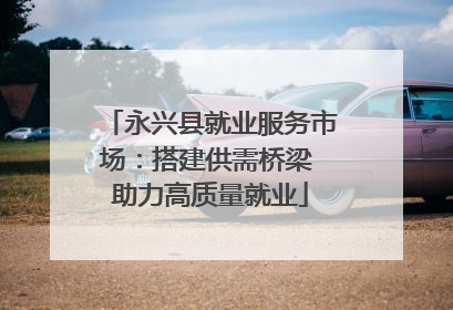 永兴县就业服务市场：搭建供需桥梁 助力高质量就业