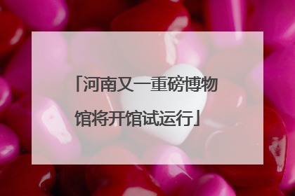 河南又一重磅博物馆将开馆试运行