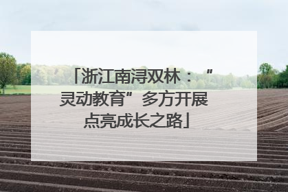 浙江南浔双林：“灵动教育”多方开展 点亮成长之路