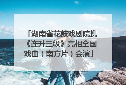 湖南省花鼓戏剧院携《连升三级》亮相全国戏曲（南方片）会演