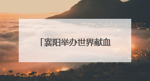 襄阳举办世界献血日感恩活动 百余名献血者畅游汉江