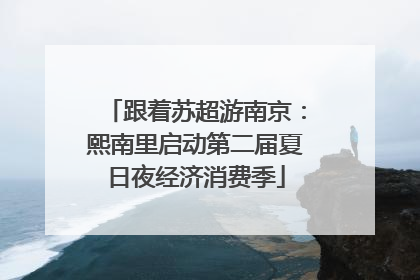 跟着苏超游南京：熙南里启动第二届夏日夜经济消费季