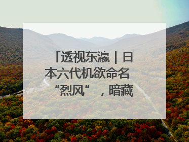 透视东瀛｜日本六代机欲命名“烈风”，暗藏什么“祸心”