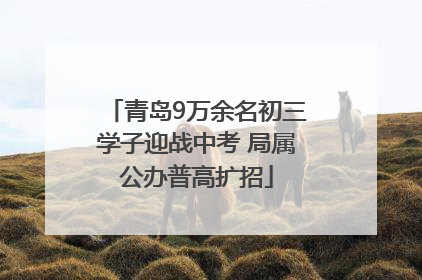 青岛9万余名初三学子迎战中考 局属公办普高扩招