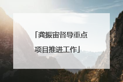 龚振宙督导重点项目推进工作