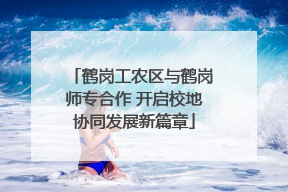 鹤岗工农区与鹤岗师专合作 开启校地协同发展新篇章