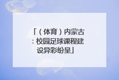 （体育）内蒙古：校园足球课程建设异彩纷呈