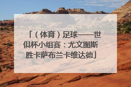 （体育）足球——世俱杯小组赛：尤文图斯胜卡萨布兰卡维达德