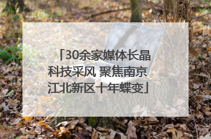 30余家媒体长晶科技采风 聚焦南京江北新区十年蝶变