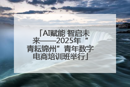AI赋能 智启未来——2025年“青耘锦州”青年数字电商培训班举行