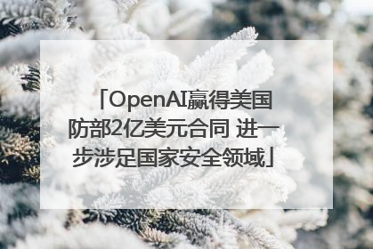 OpenAI赢得美国防部2亿美元合同 进一步涉足国家安全领域